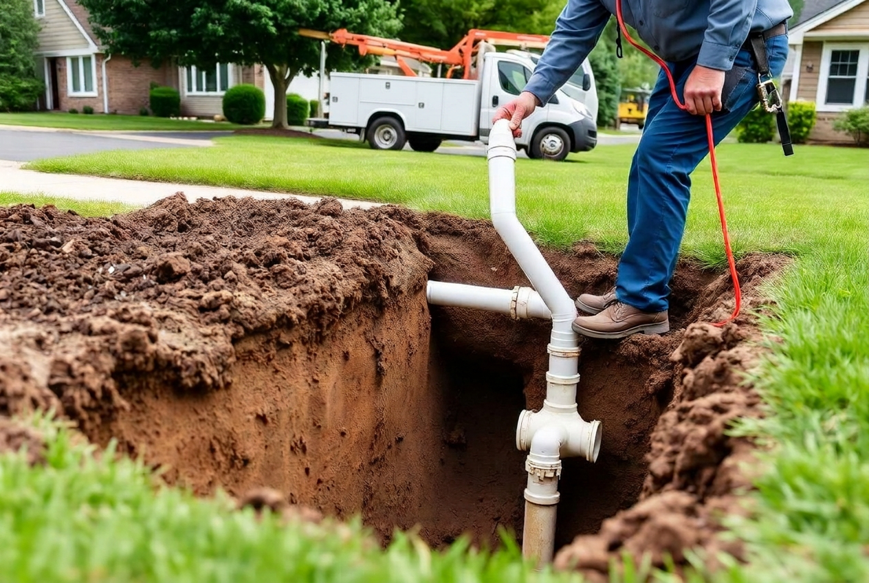 Sewer Line Repair & Replacement by Lud's Plumbing in Woodbridge, VA
